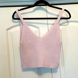 Sweater crop top